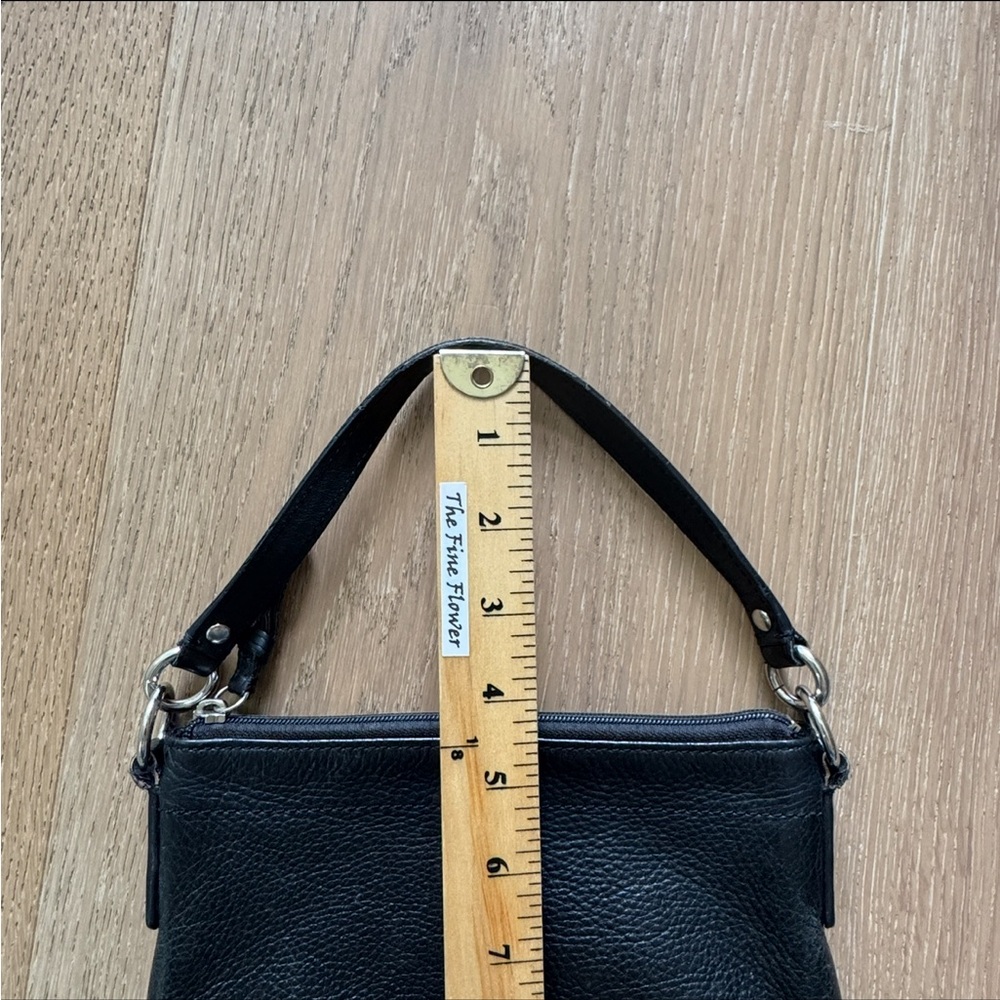 COACH Brooke Black Pebbled Leather purse - Picture 2 of 12